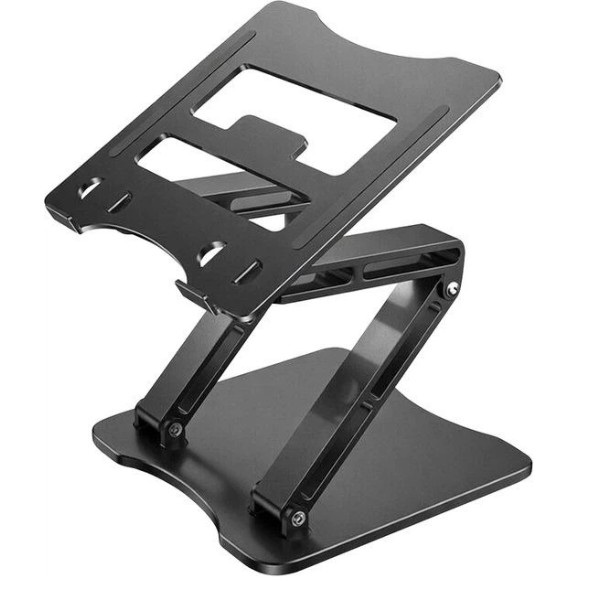 Фото - Подставка под ноутбук RTAKO RS-CP75D 3-Level ROTATING Black (6930539537286)