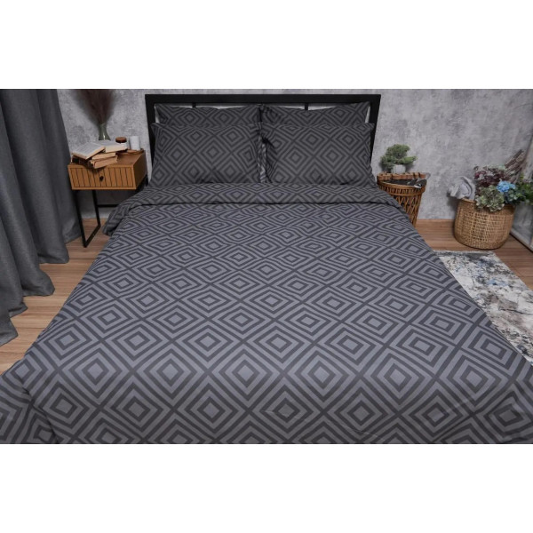 Фото - Підковдра полуторна євро Moon&Star Бязь Gold Люкс Storm 160 x 220 см (MS-870000341)