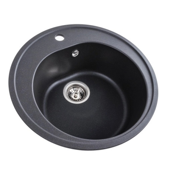 Фото - Мойка кухонная VALESO 510 LUNA матовый Морион