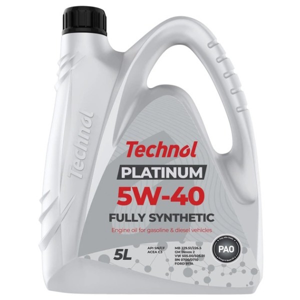 Фото - Олива для авто Technol Platinum 5W-40 (TL93398) Фото - Олива для авто Technol Platinum 5W-40 (TL93398)