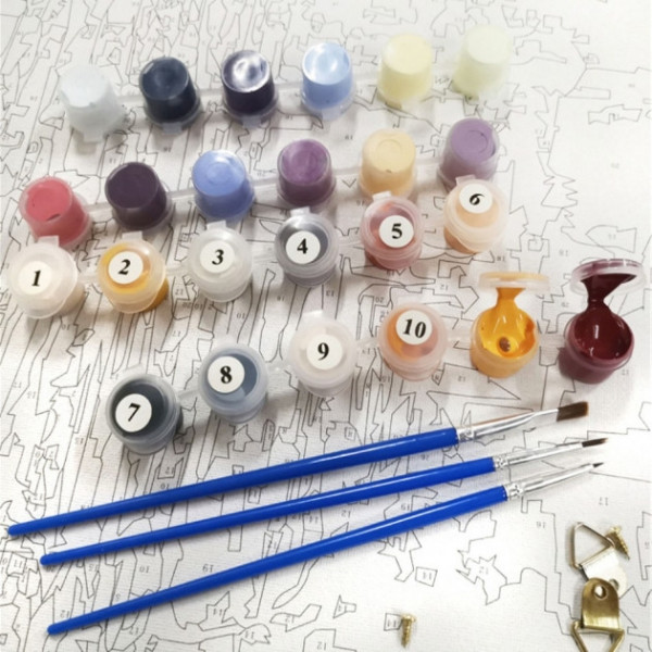 Фото - Картина по номерам Strateg "Джокер" 40х50 см (VA-1890)