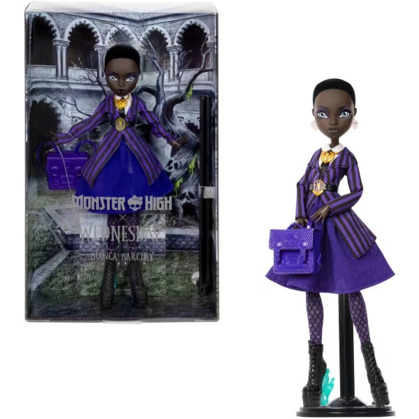 Фото - Ляльковий набір Monster High Б'янка у шкільній формі,  X Wednesday (JDR71)