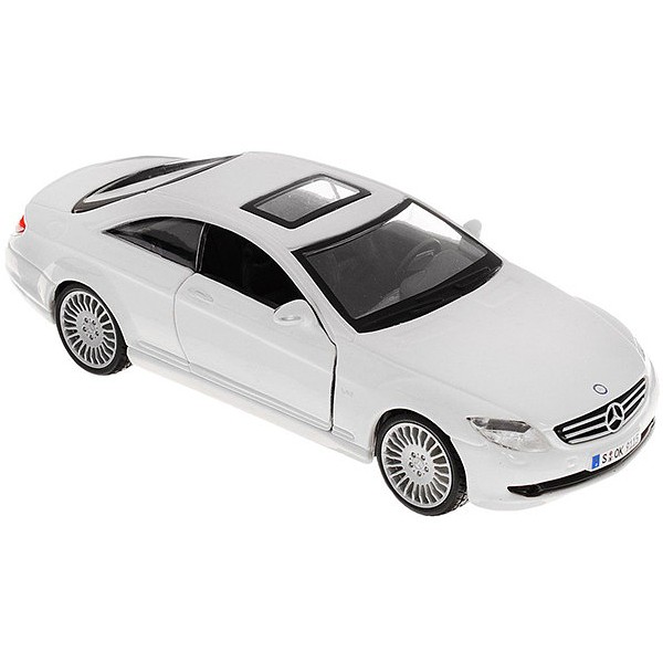Фото - Коллекционная машинка 1:32 Bburago Mercedes-Benz CL-550 (белый, черный, 1:32) (18-43032)