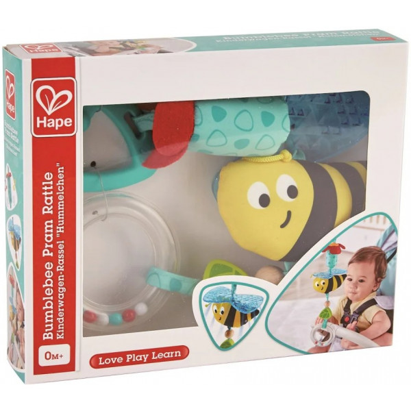 Фото - Підвіска Hape Брязкальце Джміль (E0022)