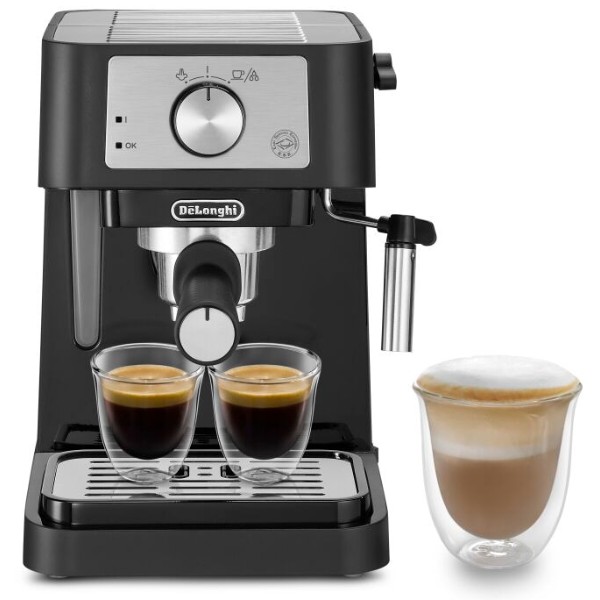 Фото - Уценка - Кофеварка рожковая Delonghi EC260BK
