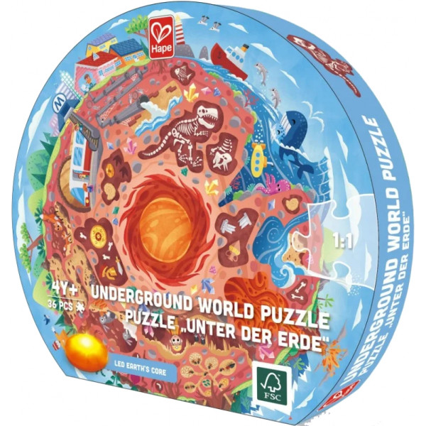 Фото - Пазли (3-4 роки) Hape Підземний світ 36 ел. (E1637) Фото - Пазли (3-4 роки) Hape Підземний світ 36 ел. (E1637)