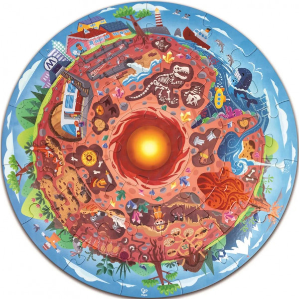 Фото - Пазли (3-4 роки) Hape Підземний світ 36 ел. (E1637)