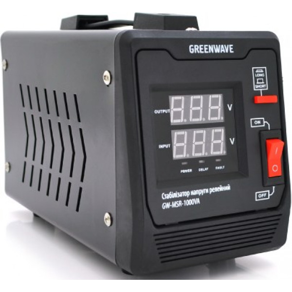 Фото - Стабілізатор напруги Green Wave Mauser 1000VA (700Вт)