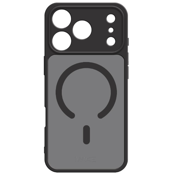 Фото - Чохол для смартфону MAKE Shadow Magnet for Apple iPhone 18 Pro/17 Pro, Black (MCSDM-AI18P/17PBK)