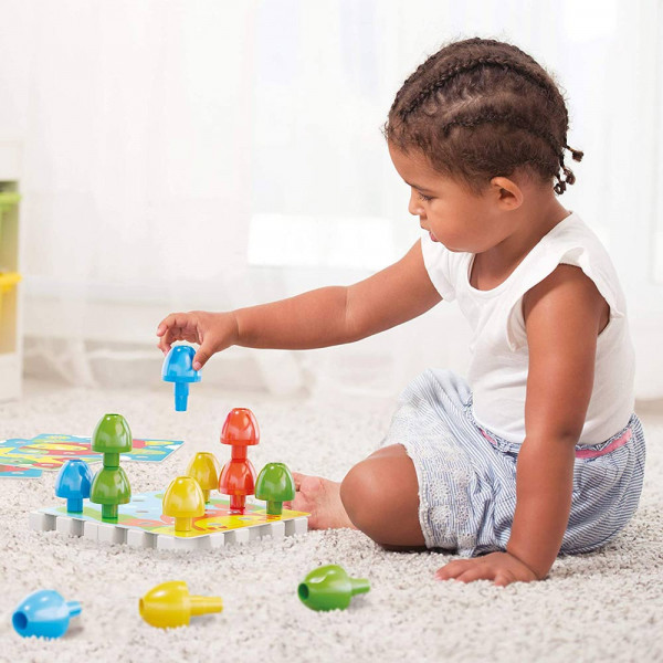 Фото - Мозаїка для малюків Quercetti (Великі фішки (16 шт.), Картки, основи) (2270-Q)