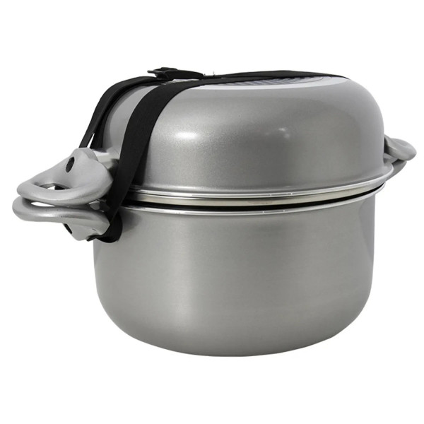 Фото - Набір посуду туристичний Gimex Cookware Set induction 8 пр. Silver (6977227)