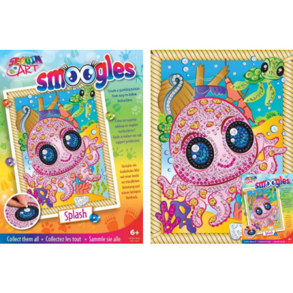 Фото - Набір для творчості з паєток Sequin Art Smoogles Восьминіг (SA1813)