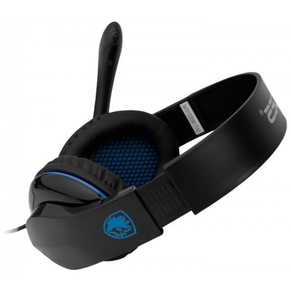 Фото - Гарнітура дротова ігрова Sades SA-701 Black/Blue (sa701blj)