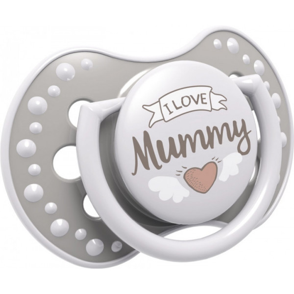 Фото - Симетрична пустушка Lovi I love силиконовая, 2 шт.  (22/866)