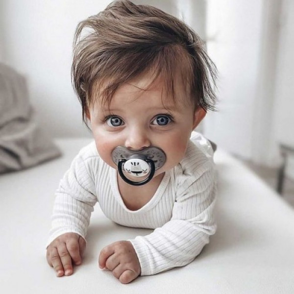 Фото - Симетрична пустушка Lovi Salt&Pepper силиконовая, 2 шт.  (22/878)