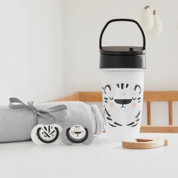 Фото - Симетрична пустушка Lovi Salt&Pepper силиконовая, 2 шт.  (22/879)