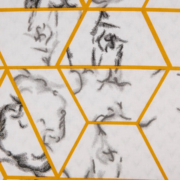 Фото - Простирадло односпальне Moon&Star Modern Marble Бязь Gold Люкс 120х190х25 см (MS-850001267)