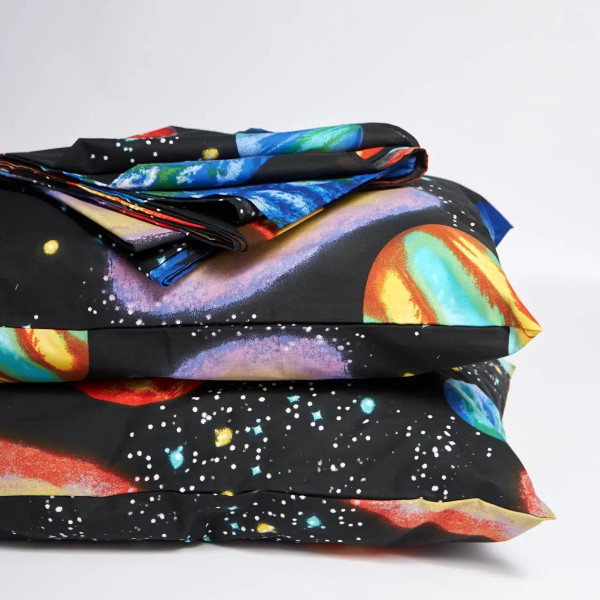 Фото - Комплект постільної білизни Moon&Star Бязь Gold Люкс Universe Magic 200х220 нав. 70х70 см 2 шт. (MS-890000536)