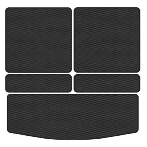 Фото - Килимки з екошкіри в багажник авто EVAtech ECO для Outlander 7 seats Mitsubishi 2013 3 поколение SUV EU (MT34229BE5BBB)
