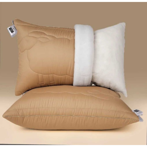 Фото - Подушка стандартная MirSon №518 Marzello Collection Wool высокая 50x70 см (2200012229477)
