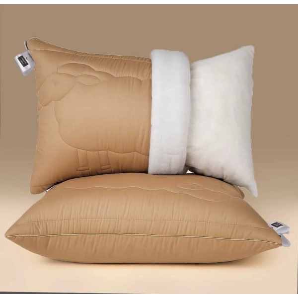 Фото - Подушка стандартная MirSon №516 Marzello Collection Wool мягкая 50x70 см (2200012229354)