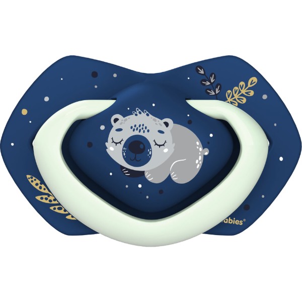 Фото - Симметричная пустышка Canpol babies 6-18 мес SLEEPY KOALA 2 шт. - синяя (22/659_blu)