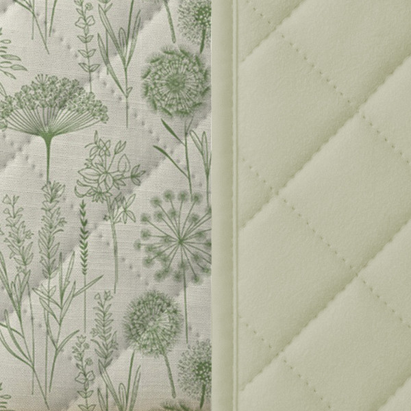 Фото - Покривало односпальне Zastelli Field Green/11-0103 Egret 160х210см Різнокольоровий (22686)