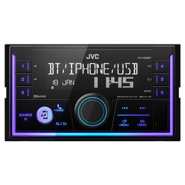 Фото - Авторесивери 2DIN JVC KW-X850BT