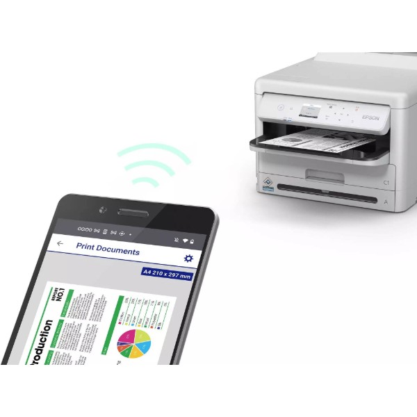 Фото - МФУ ч/б печати Epson WorkForce Pro WF-M5399DW с Wi-Fi (C11CK77402)