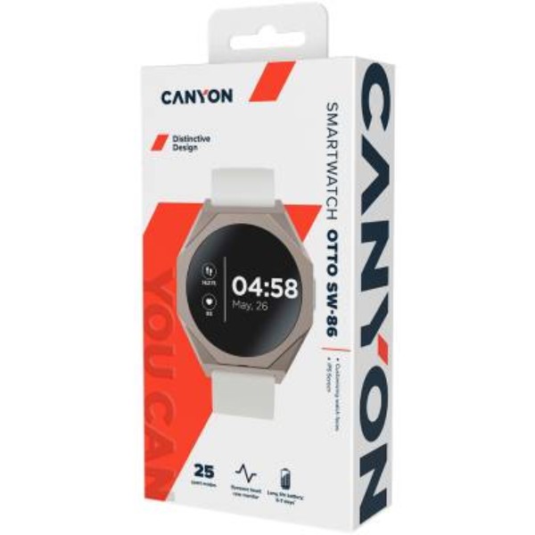 Фото - Смарт-часы Canyon Otto SW-86 Silver (CNS-SW86SS)