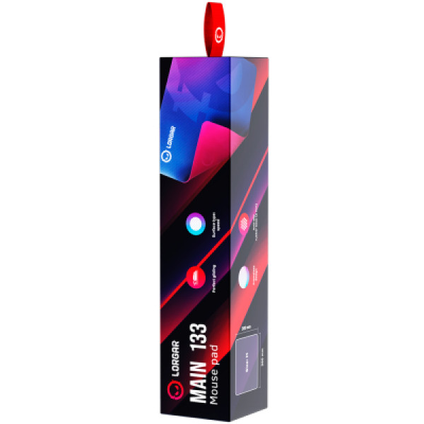 Фото - Килимок для миші ігровий Lorgar Main 133 Gaming Mouse Pad Purple (LRG-GMP133)