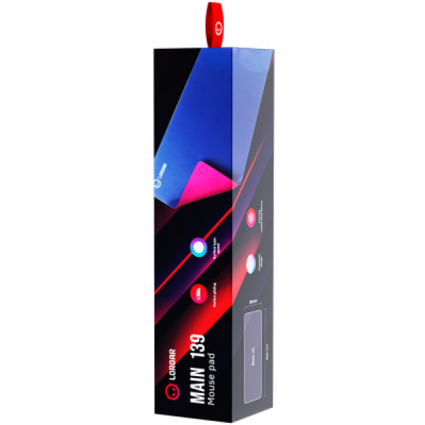 Фото - Килимок для миші ігровий Lorgar Main 139 Gaming Mouse Pad Purple (LRG-GMP139)