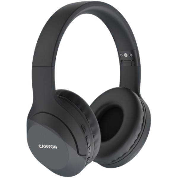 Фото - Навушники повнорозмірні бездротові Canyon BTHS-3 Dark grey (CNS-CBTHS3DG)