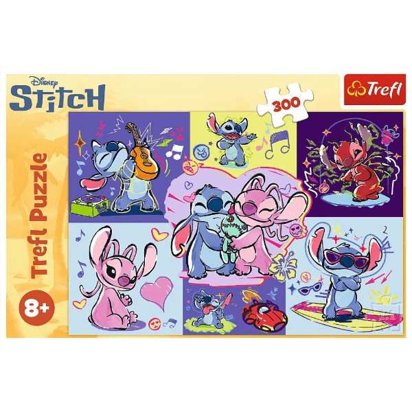 Фото - Пазли (8 +) Trefl 300 Disney Lilo&Stitc Божевільний Стіч (23033)