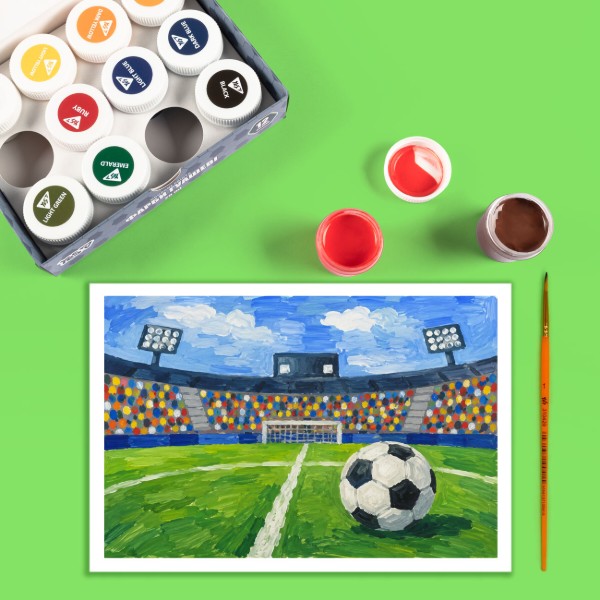 Фото - Краски YES Football 12 цв. 20 мл (230453)