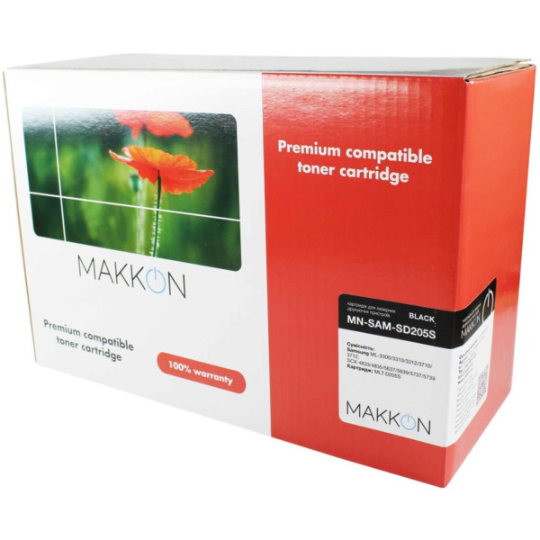 Фото - Картридж-тонер Makkon сумісний аналог Samsung MLT-D205S (MN-SAM-SD205S) Фото - Картридж-тонер Makkon сумісний аналог Samsung MLT-D205S (MN-SAM-SD205S)