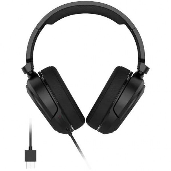 Фото - Гарнітура дротова ігрова Lorgar Kaya 360 Gaming 7.1 USB Black (LRG-GHS360)