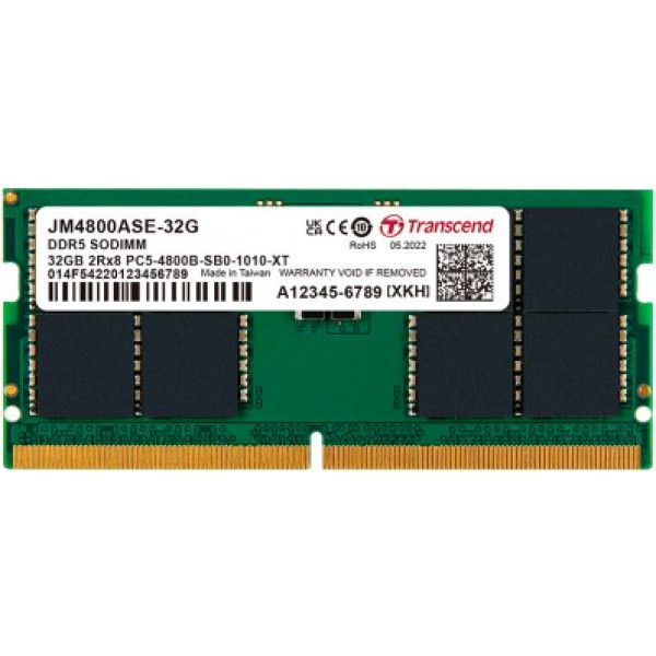 Фото - Память DDR Transcend DDR5 32GB 4800 (JM4800ASE-32G)