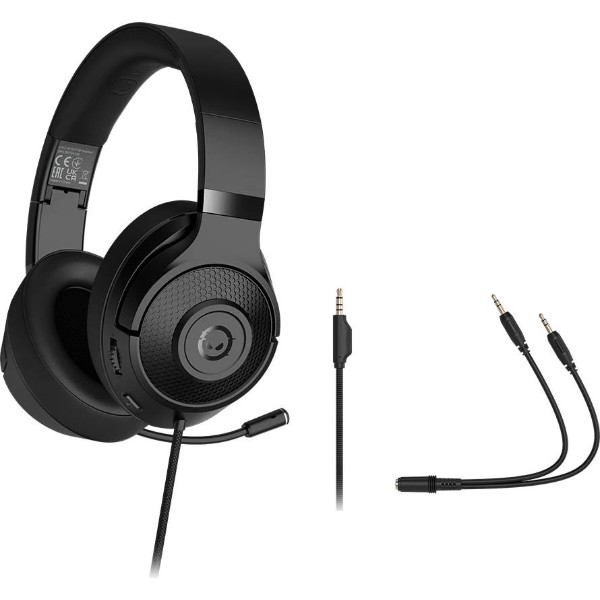 Фото - Гарнітура дротова ігрова Lorgar Noah 101 Gaming 3.5mm Black (LRG-GHS101B)