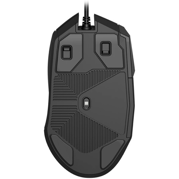 Фото - Мышь проводная игровая Lorgar Stricter 579 RGB LCD Wired USB Black (LRG-GMS579)