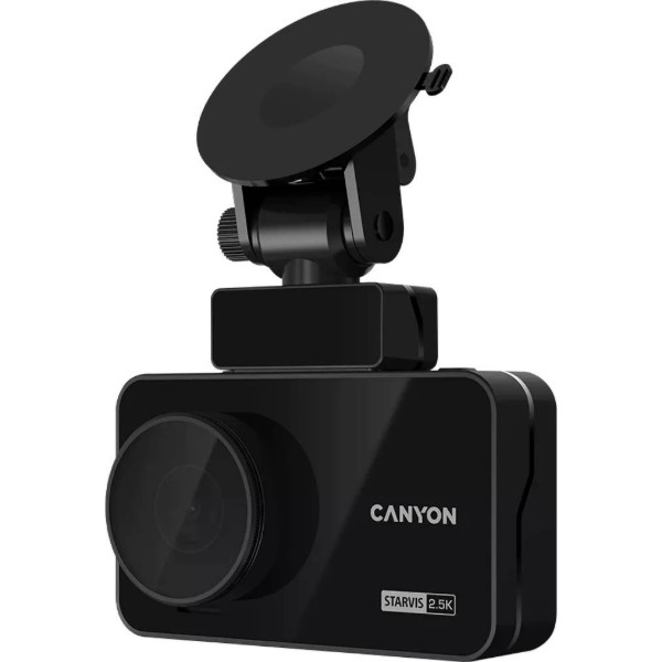 Фото - Відеореєстратор Canyon DVR25GPS WQHD 2.5K 1440p GPS Wi-Fi Black (CND-DVR25GPS)