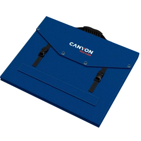 Фото - Портативная солнечная панель Canyon SP-200W Blue (CND-SP200W2P)