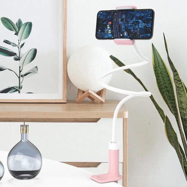 Фото - Підставка для мобільного пристрою HOCO PH23 Balu mobile phone stand Pink White (6931474719416)