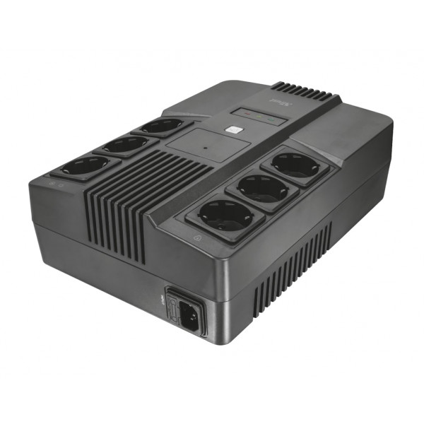 Фото - Источник бесперебойного питания Trust Maxxon 800VA UPS Black (23326)