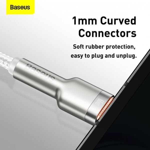 Фото - Кабель Baseus AM-Type-C M 2.0 m 6.0A 66W (CAKF000202)