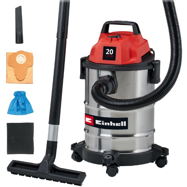 Фото - Пилосос миючий з мішком Einhell TC-VC 2045 S 900Вт (2347410) Фото - Пилосос миючий з мішком Einhell TC-VC 2045 S 900Вт (2347410)