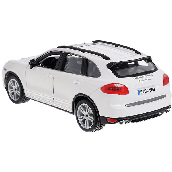Фото - Коллекционная машинка 1:24 Bburago Porsche Cayenne Turbo (ассорти белый, желтый, 1:24) (18-21056)