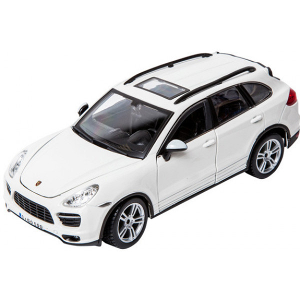 Фото - Коллекционная машинка 1:24 Bburago Porsche Cayenne Turbo (ассорти белый, желтый, 1:24) (18-21056)