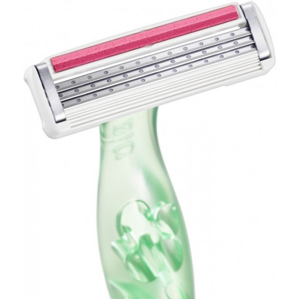 Фото - Станок жіночий одноразовий BIC Miss Soleil Sensitive 3 шт. (3086123519176)