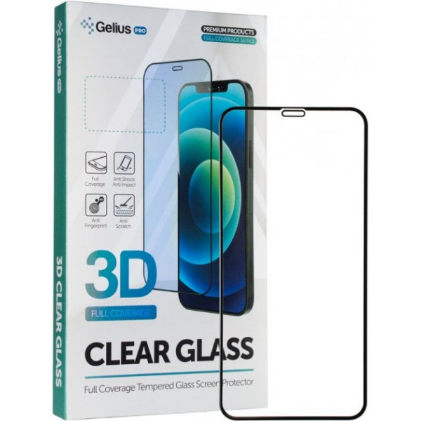 Фото - Защитное стекло для смартфона Gelius Pro 3D for iPhone X/Xs Black (88413)
